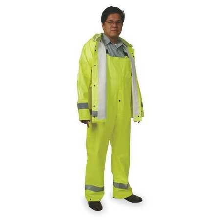 Condor 4GE63 Jacket w/Detach Hood,Hi-Vis Yellow/Green,M