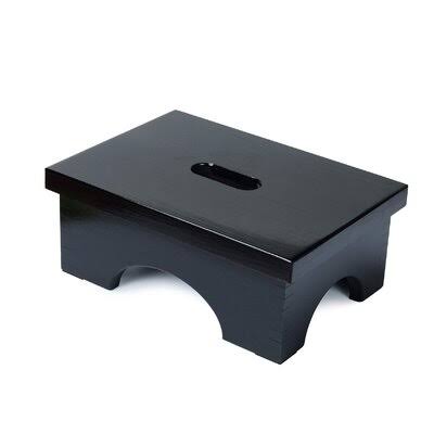 Wooden Bedside Step Stool Indoor u0026 Outdoor Mobility Step Stool Redwood Rover Color: Espresso