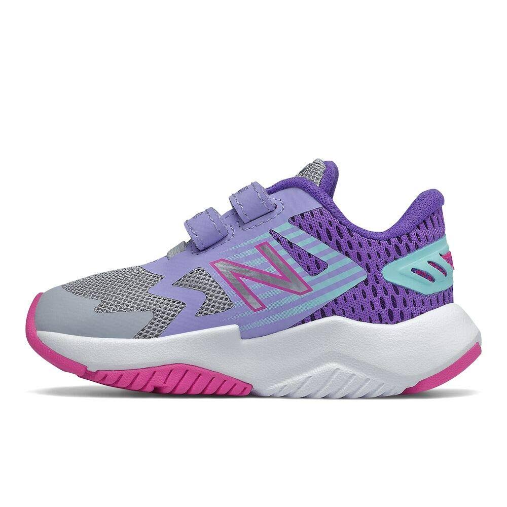 New Balance Kids Rave Run Hook-and-Loop Girl's Shoes 9388581 - 6 Toddler W / Purple