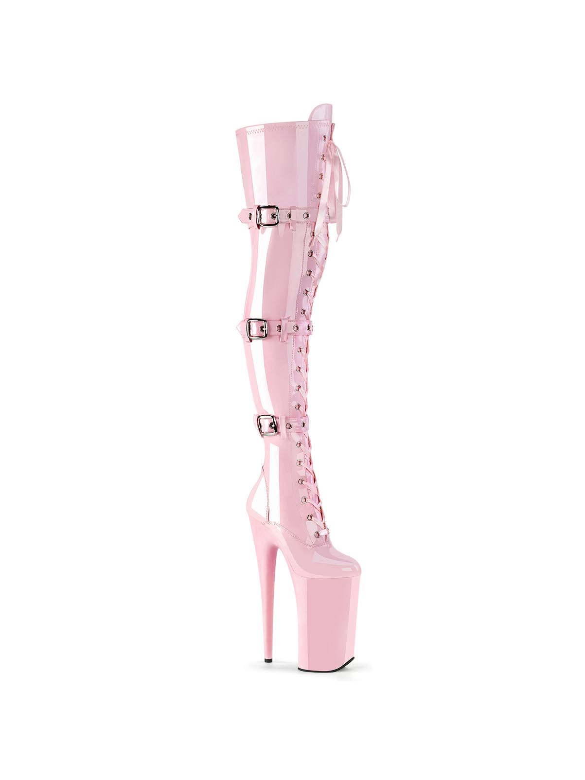 Pleaser - Womens Beyond-3028 Platforms Baby Pink, Size-8