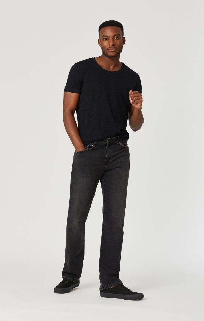 Mavi Men&s Matt Classic Mid-Rise Relaxed Straight-leg Jeans
