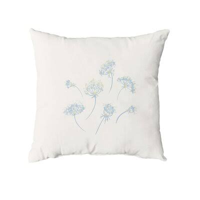 Amor Square Pillow Cover u0026 Insert Winston Porter Color: Blue, Size: 20x22 x 20x22