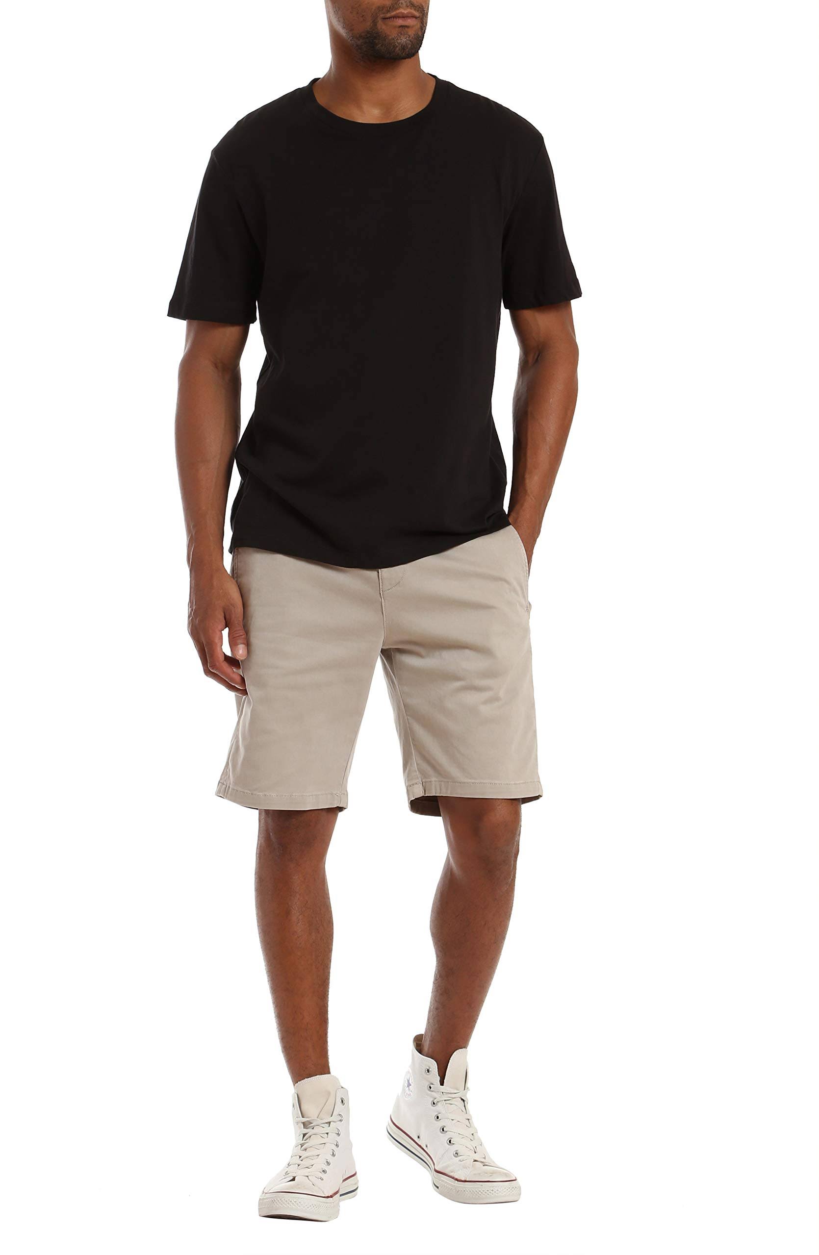 Mavi Men&s Jacob Mid Rise Slim Twill Shorts