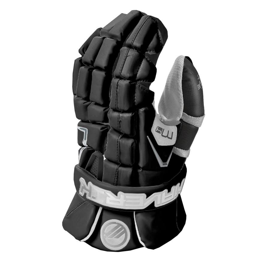 Maverik M4 Senior Lacrosse Goalie Gloves - Black