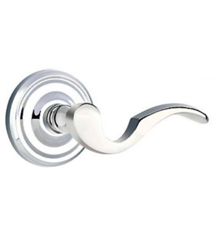 Emtek 8200TUS15ALH Privacy Turino Lever with Regular Rose Finish: Antique Nickel, Handle Orientation: Left