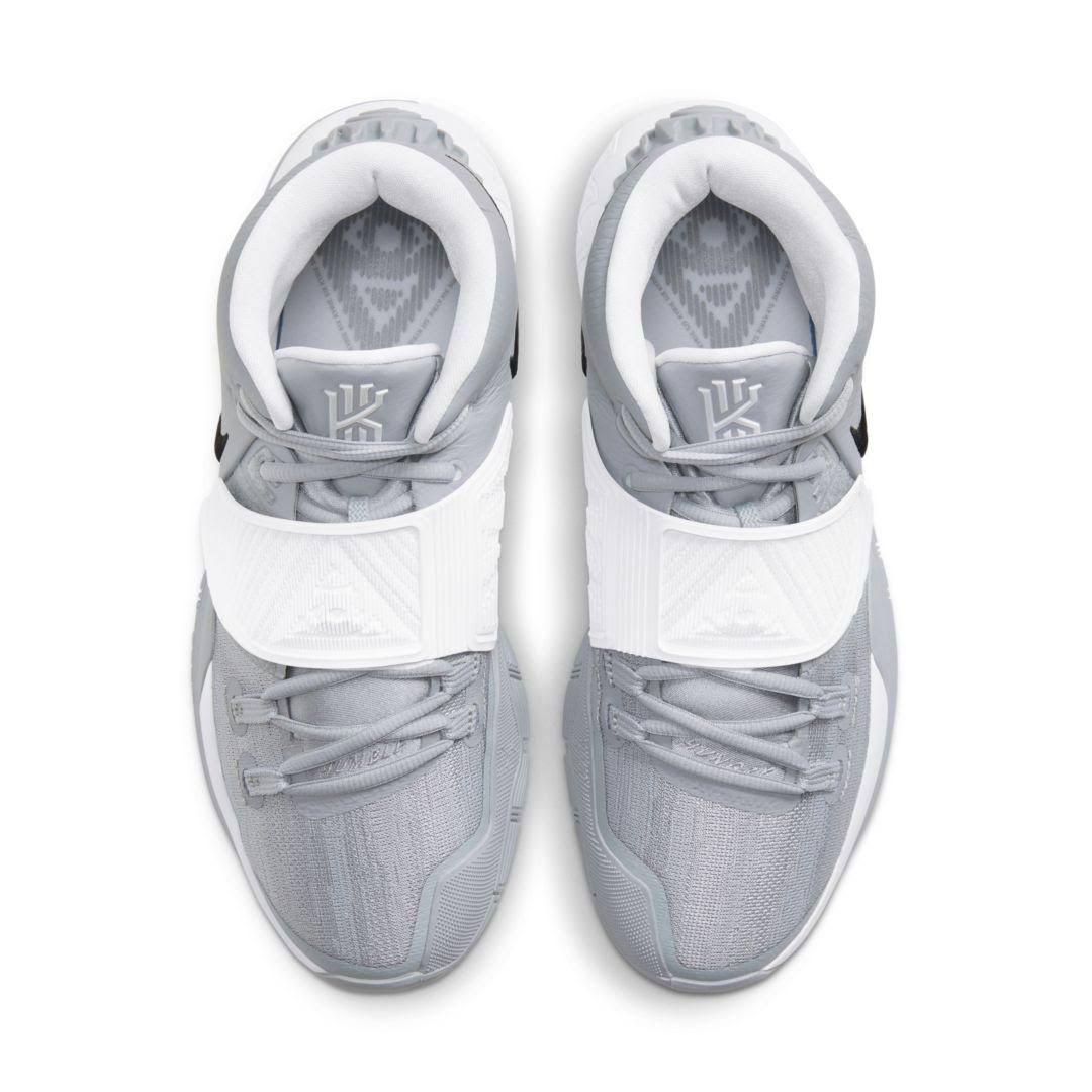 Nike Kyrie 6 (Team) Basketball Shoes in Grey, Size: 7.5 | CW4142-003
