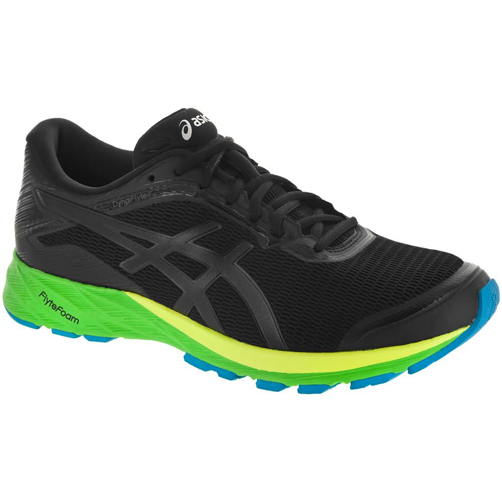Asics Men's Dynaflyte Running Shoe black/onyx/green Gecko