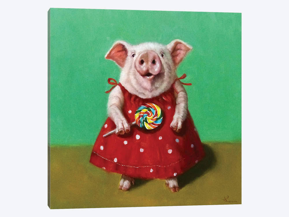 Lucia Heffernan Paintings Canvas Art Prints - Sticky