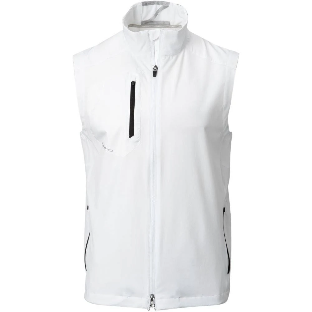 Zero Restriction Men's Z700 Full Zip Vest White S