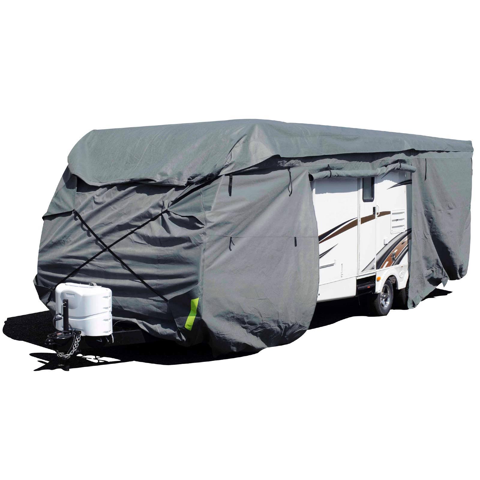 Budge Standard 252 in. x 105 in. x 116 in. Toy Hauler RV Cover, Size RVH-A, Gray