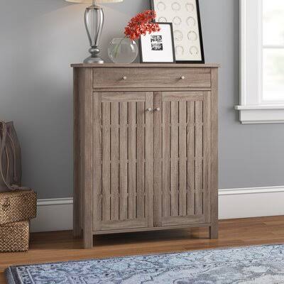 Cataleya 2 Door Storage Accent Cabinet Three Posts Color: Light Oak