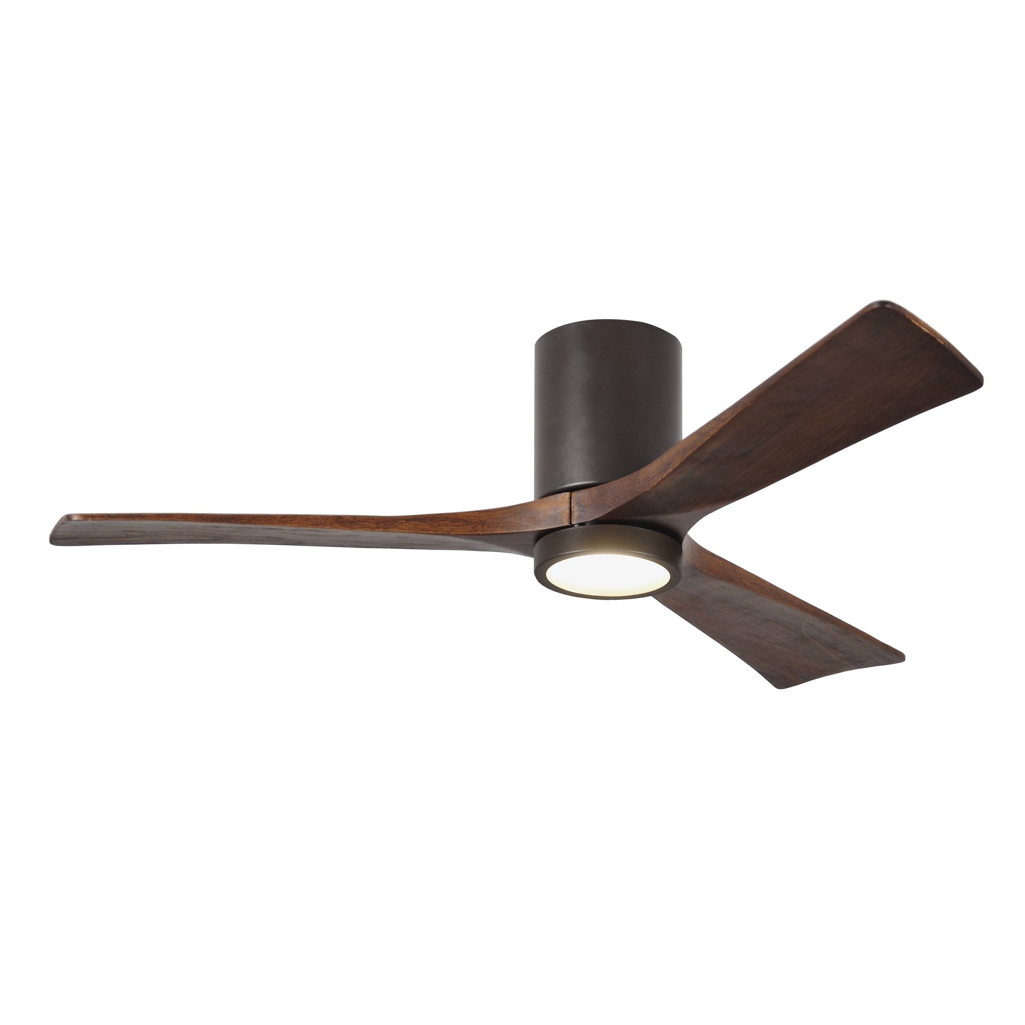 Matthews IR3HLK-TB-52, Irene Textured Bronze 52x22 Ceiling Fan with Light u0026 Remote