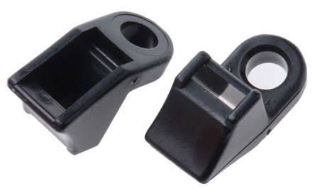 HellermannTyton Black Cable Tie Mount 12 mm x 27mm, 7.6mm Max. Cable Tie Width, 151-26302 LKM-PA66-BK