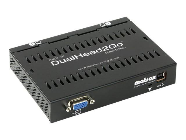 Matrox Graphics eXpansion Module DualHead2Go - Digital Edition - video converter - VGA - DVI