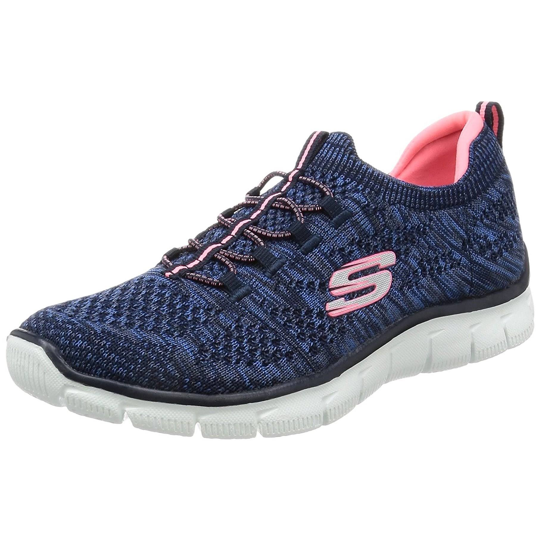 Skechers Empire Sharp Thinking Women's Athletic Sneaker - Navy Size 6