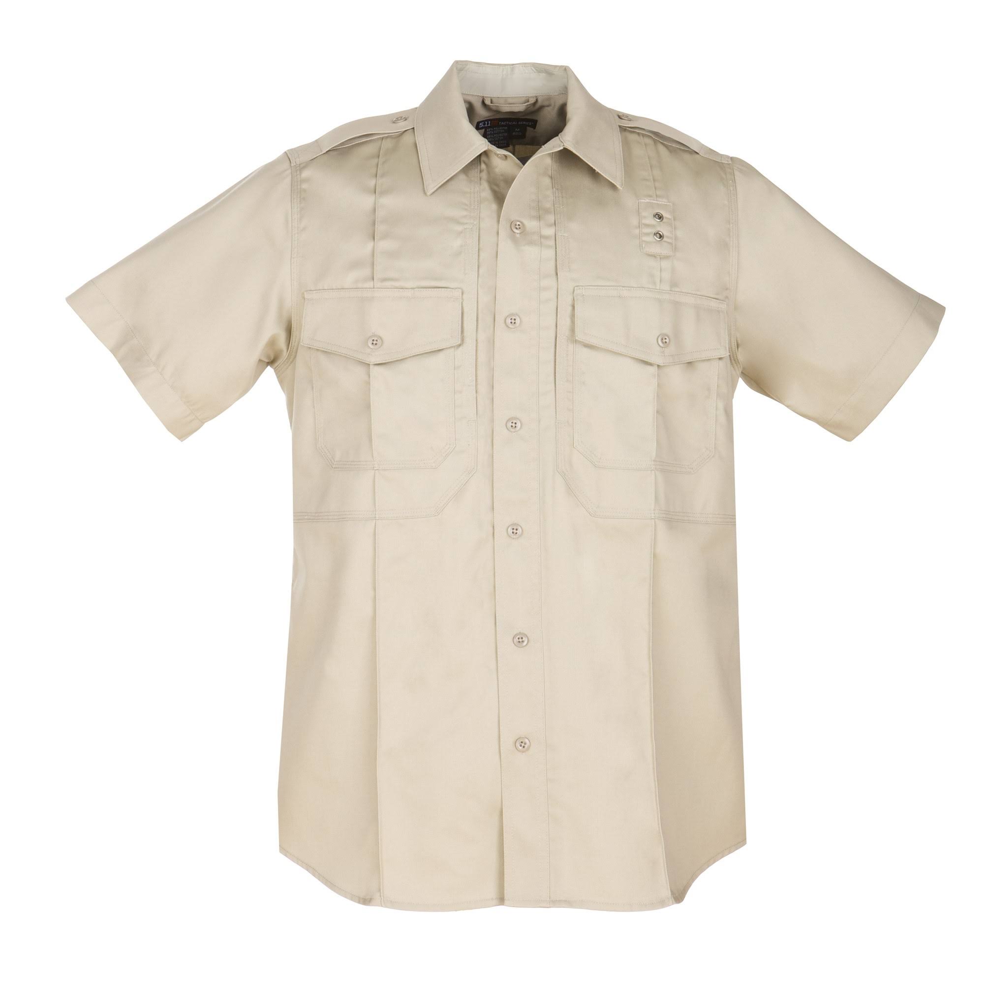 5.11 Tactical Men's PDU Class B Twill Shirt Medium Silver Tan