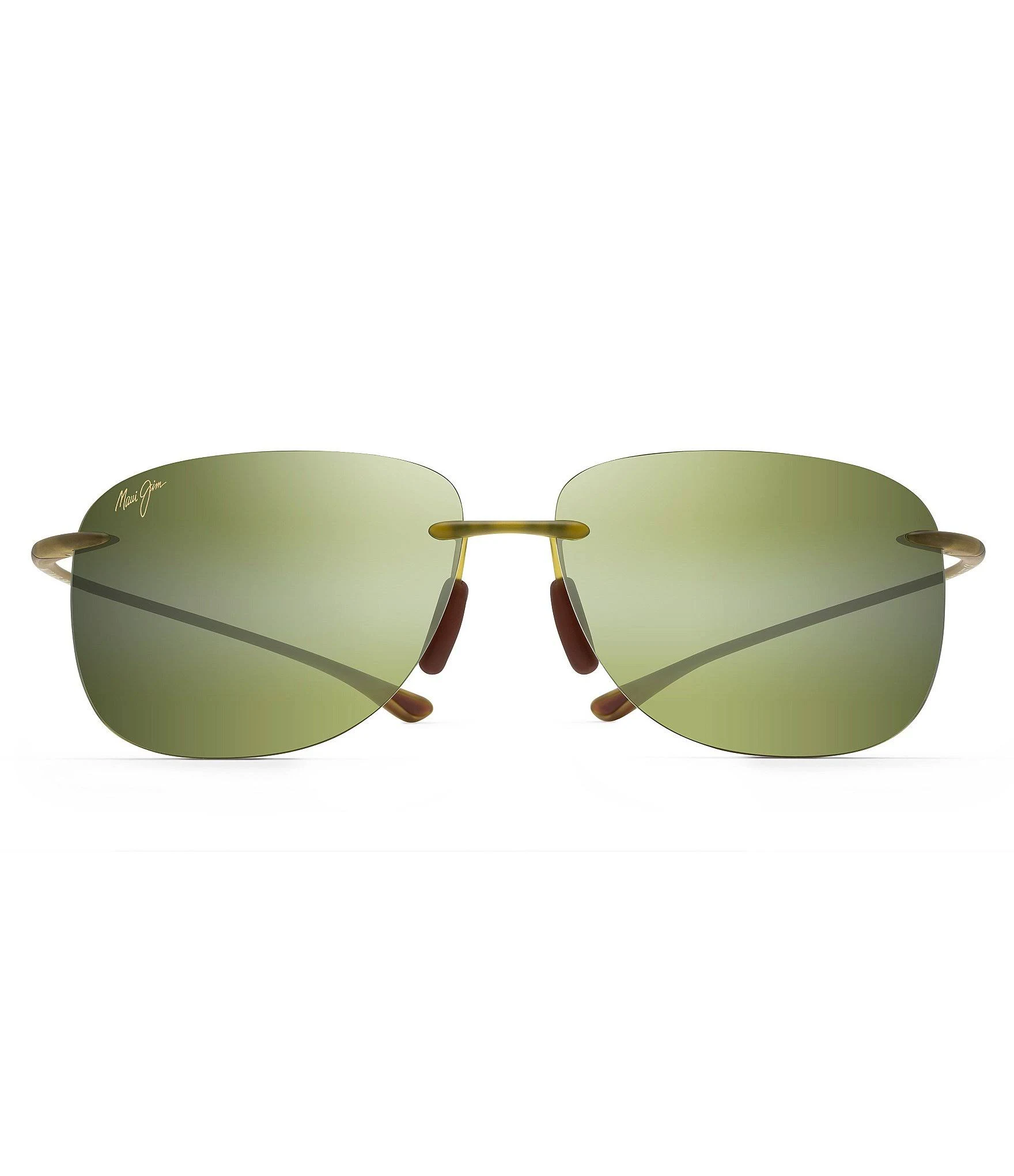Maui Jim Hikina Sunglasses Matte Olive / Maui HT