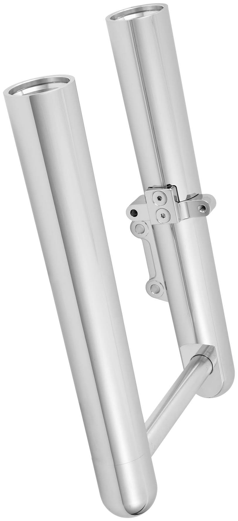 Arlen Ness Hot Legs Single Disc Fork Leg Set - Smooth - Chrome | 06550 | 2Wheel.com