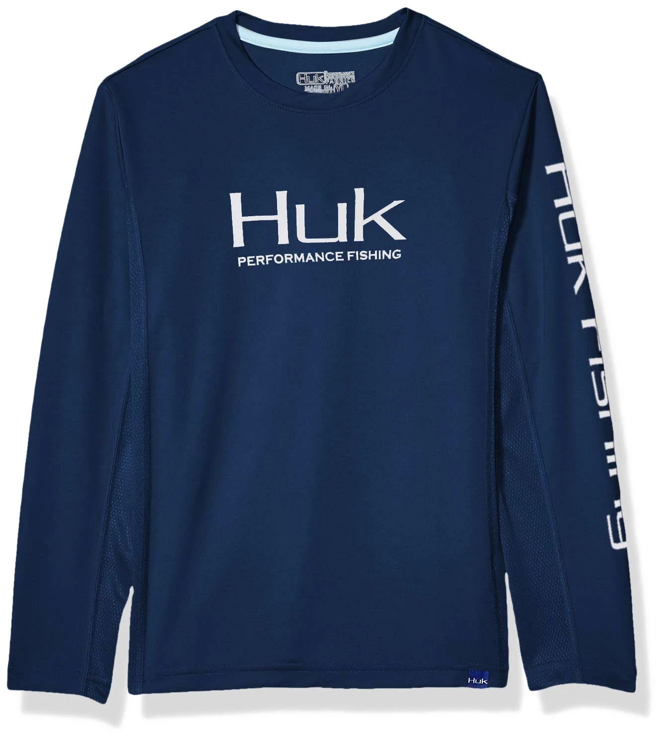 Huk Youth Icon x Long Sleeve Shirt Dark Blue / YM