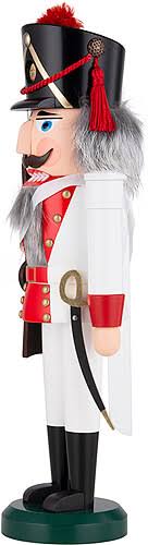 Nutcracker - Rifle Man, Red (39cm/15.4 inch) by Seiffener Volkskunst - Nutcrackers Germany - German Erzgebirge Craftsmanship