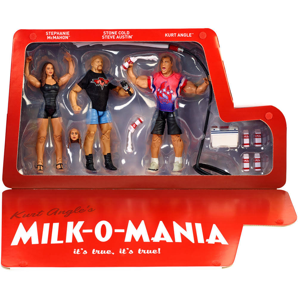 WWE Epic Moments Milk-o-mania Action Figure Pack