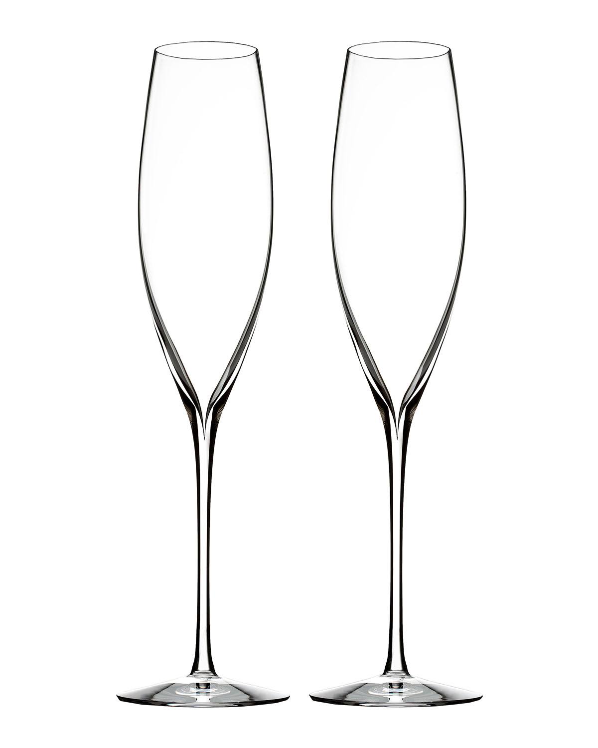 Waterford Elegance Champagne Flutes, 8.5 oz - 2 count