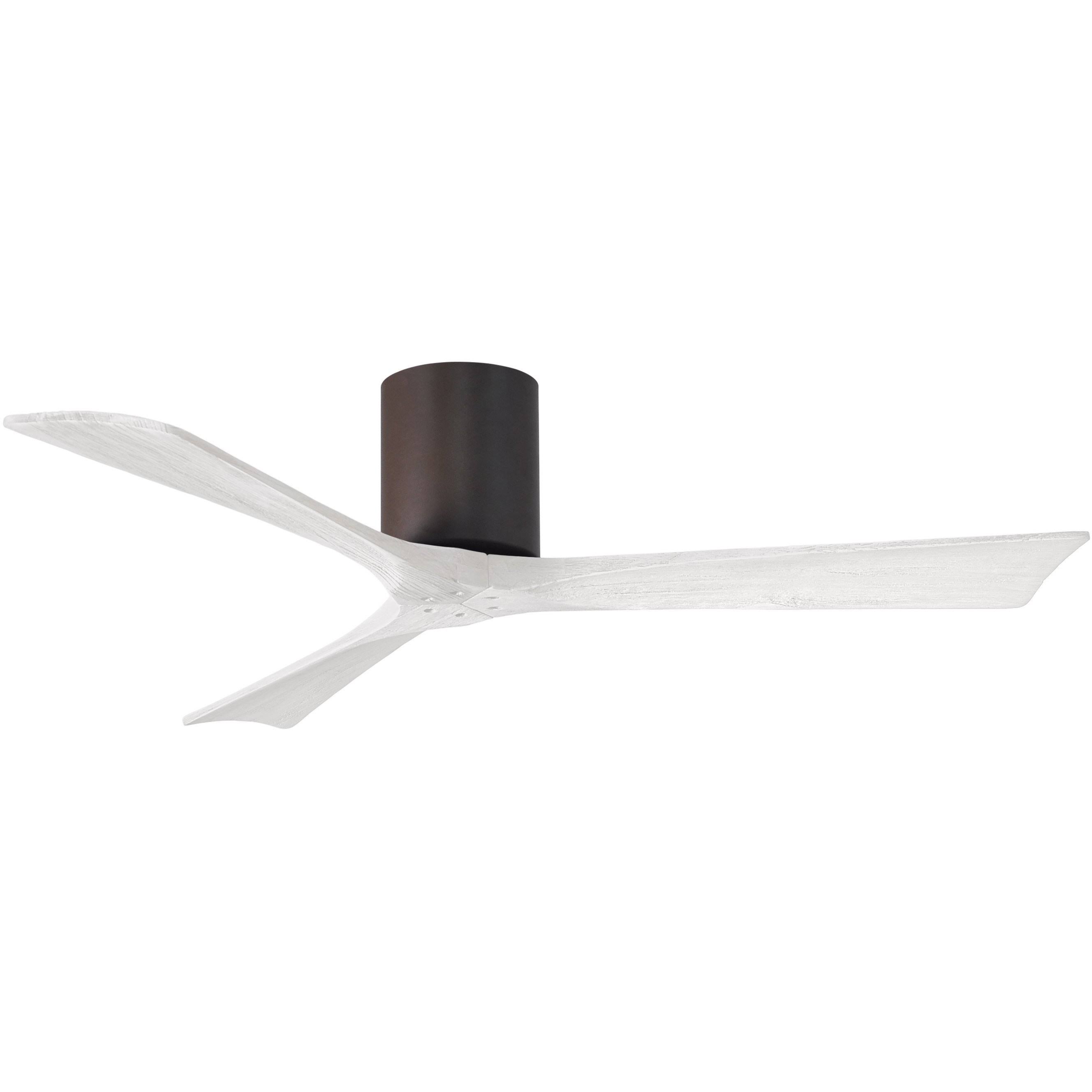 Irene Hugger Ceiling Fan by Matthews Fan Company, Textured Bronze, IR3H-TB-MWH-52