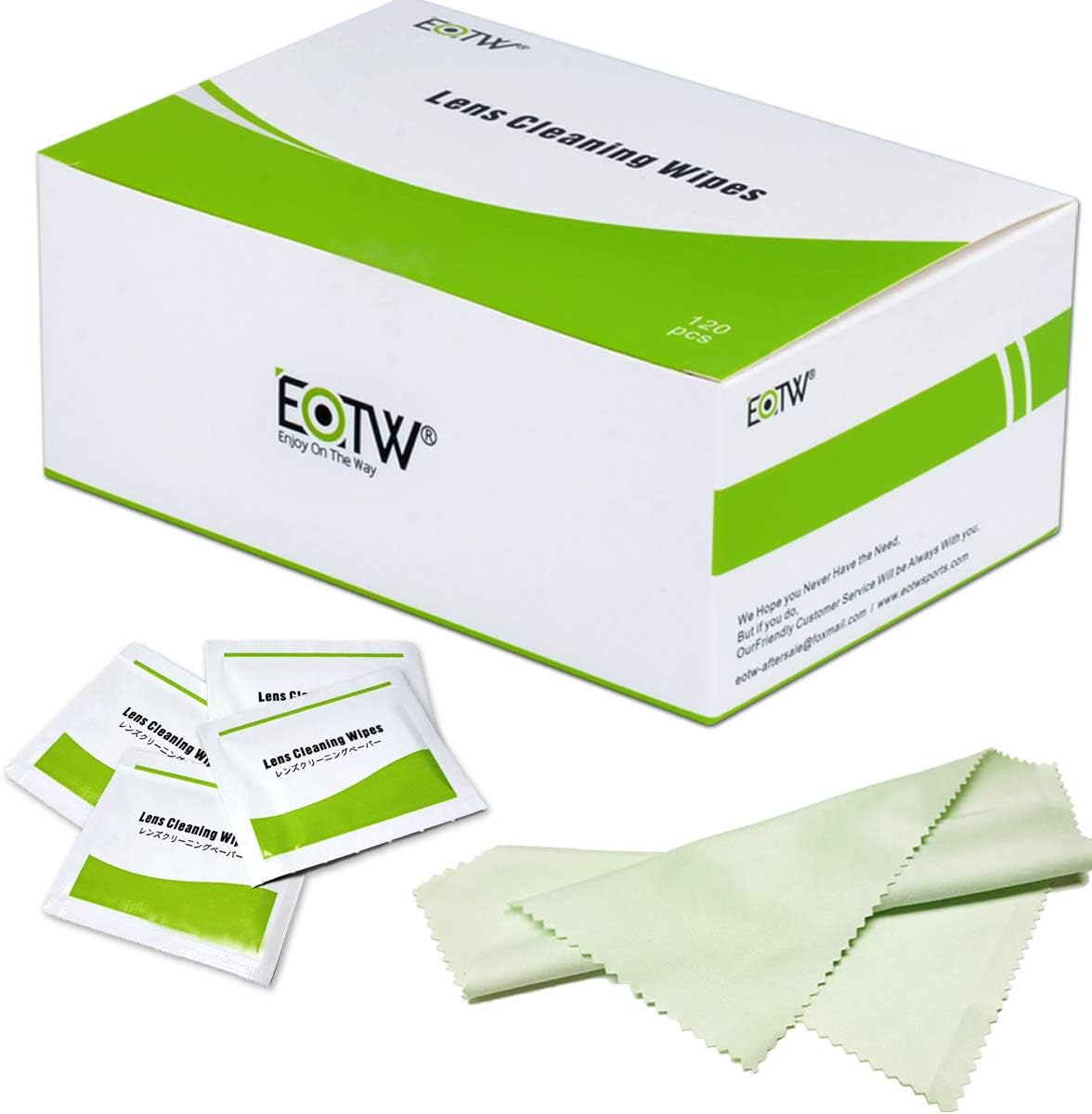 Screen Wipes Individually Wrapped, EOTW Pre-moistened Computer Phone Lens Cleaning Wipes for iPhone iPad Tablet PC Computer LED Screen, Pack of 120