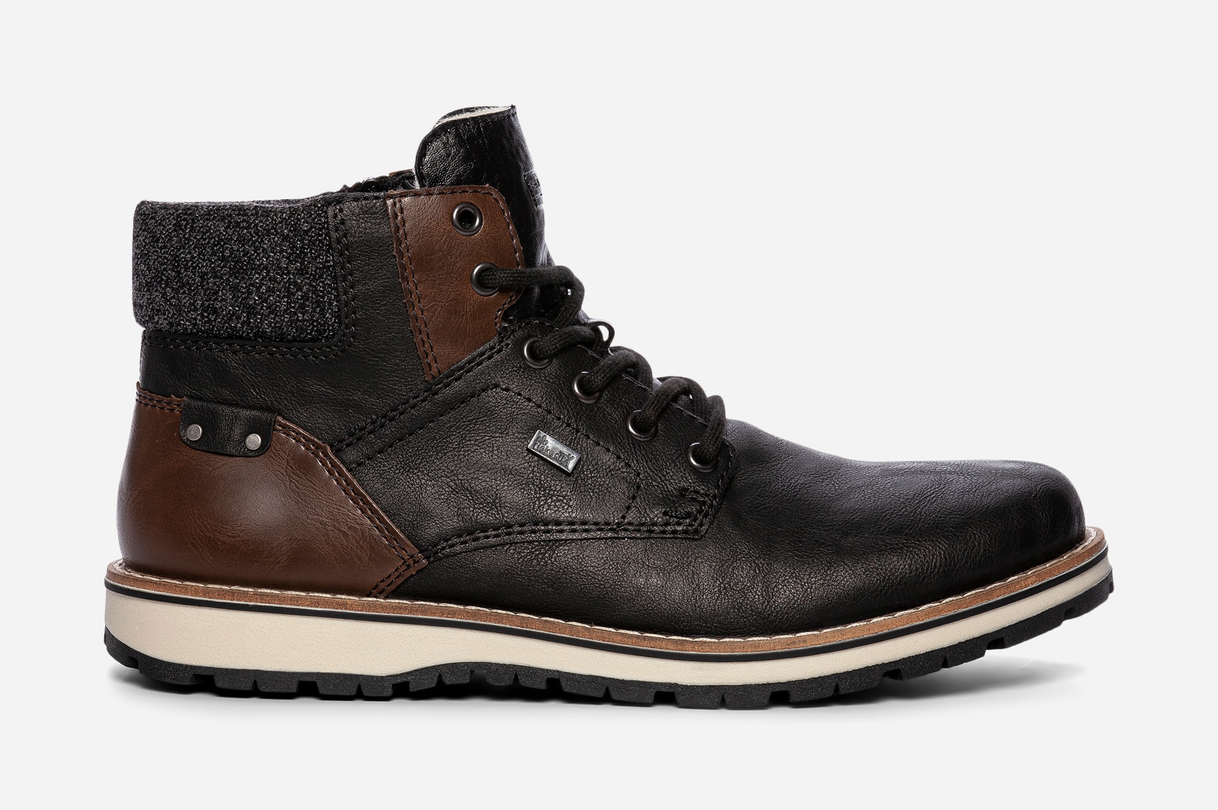 RIEKER, Varmfodrade kängor med dragkedja