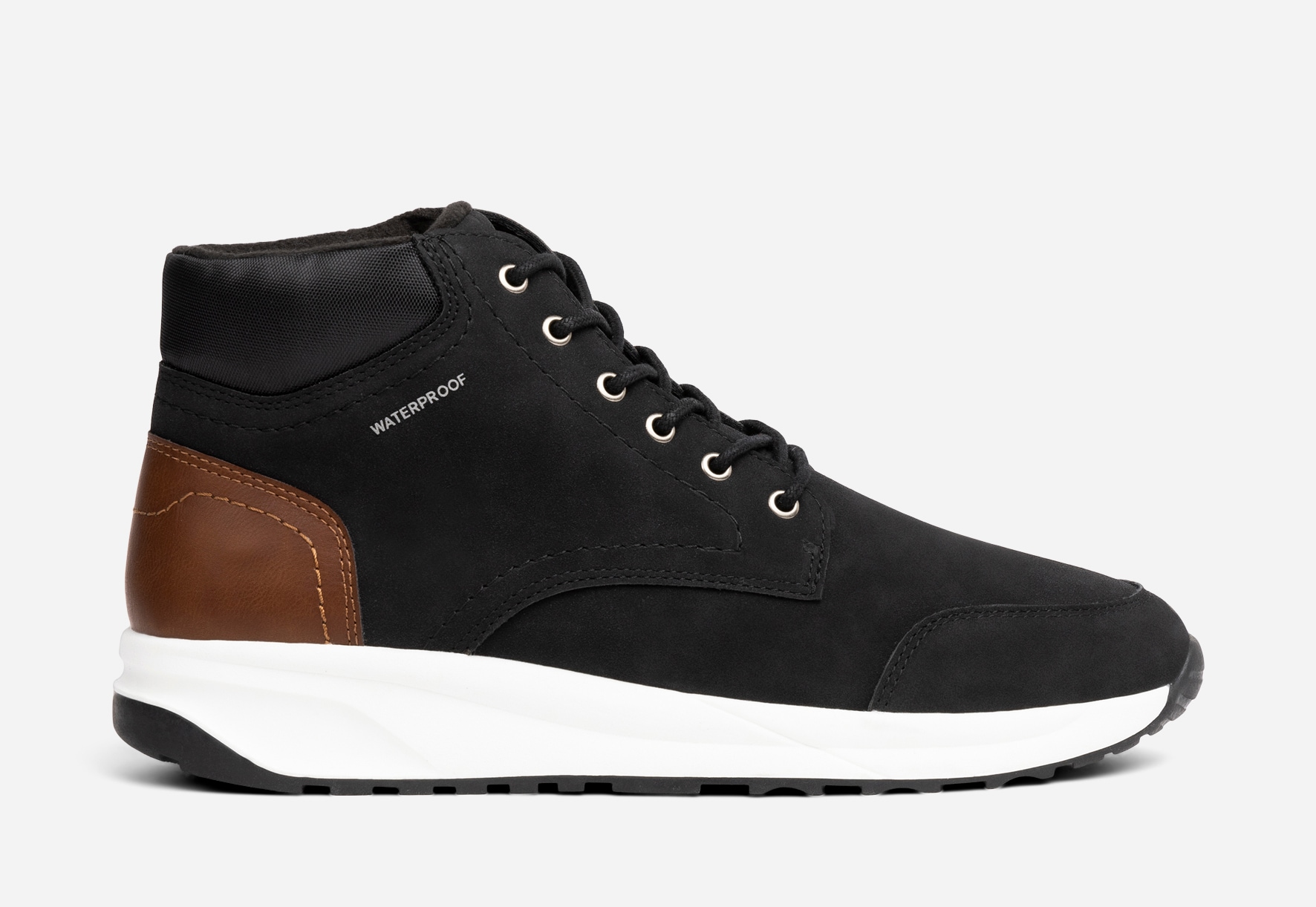 LINEAR, Fleecefodrade höga sneakers waterproof