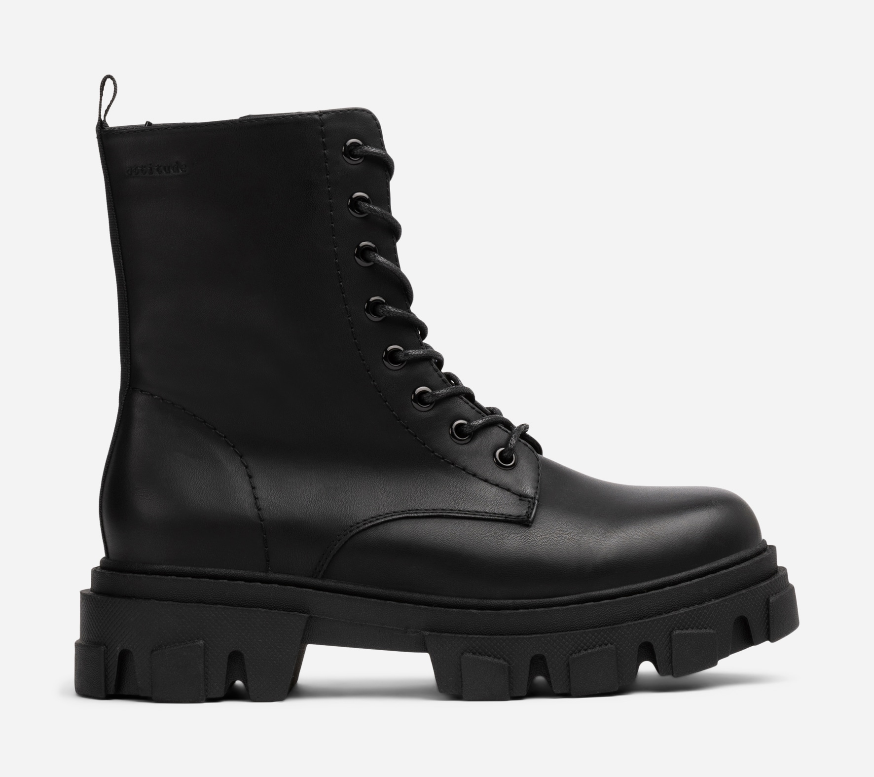 ATTITUDE, Varmfodrade boots med snörning