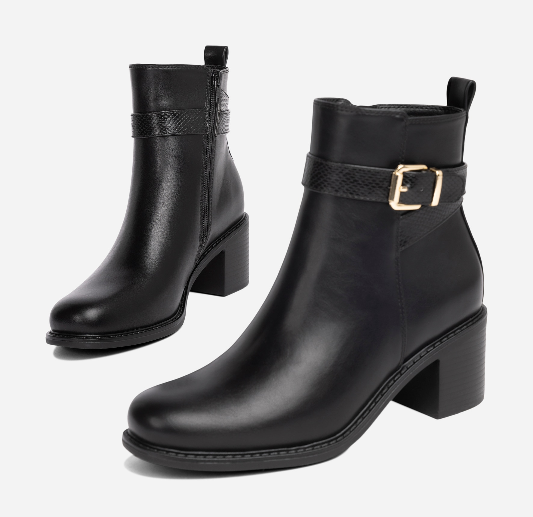 SO ALL, Boots med dragkedja