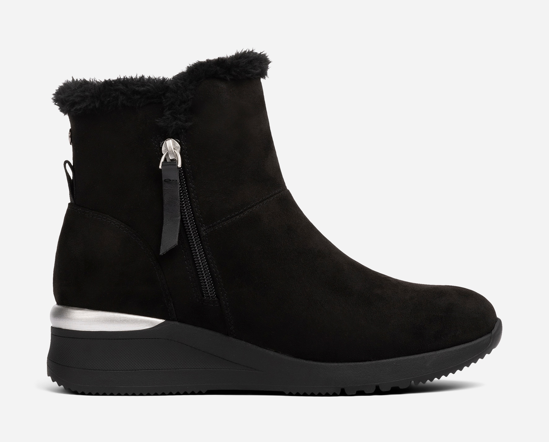 SO ALL, Varmfodrade boots med dragkedja