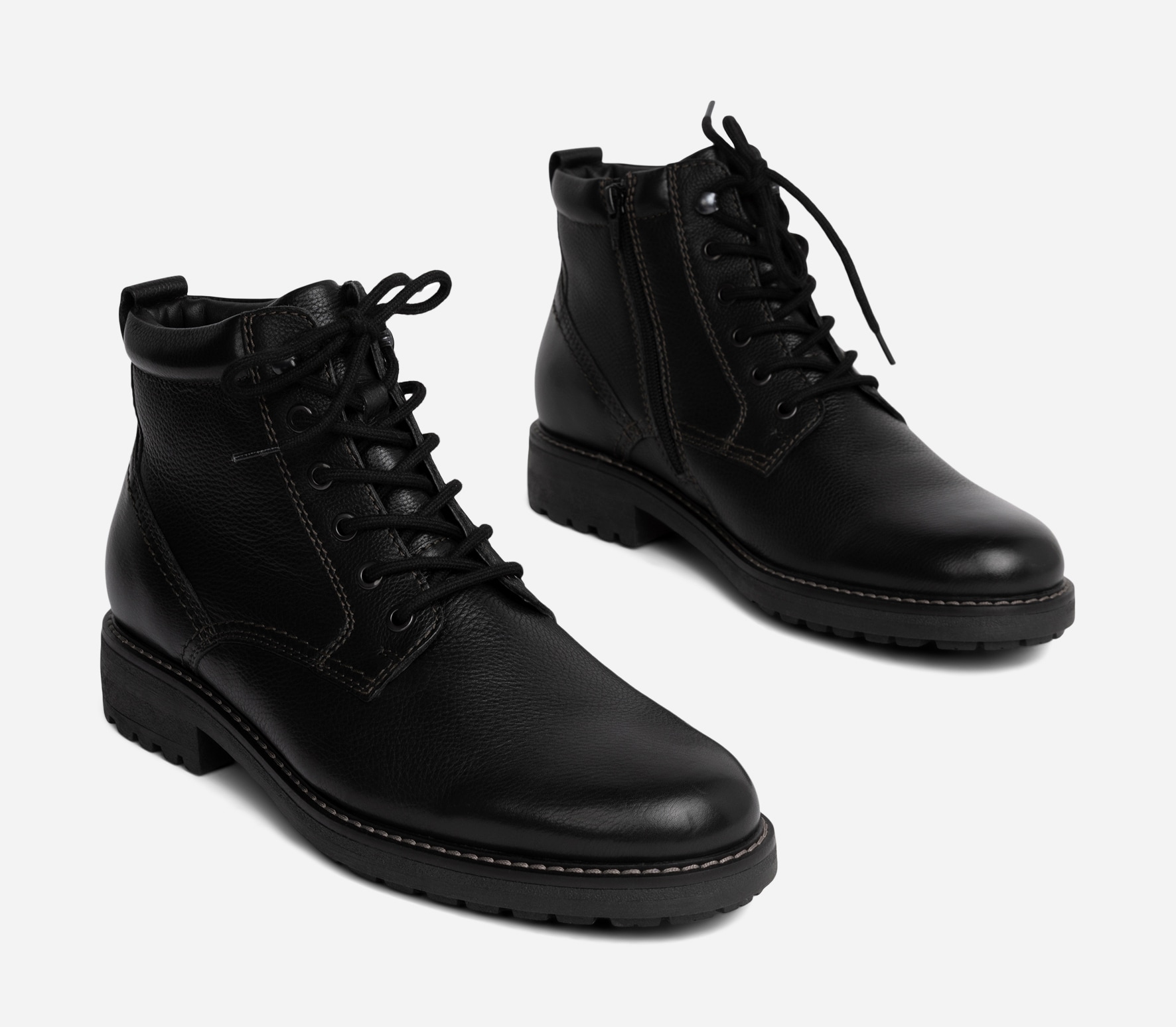 PACE, Varmfodrade kängor med dragkedja