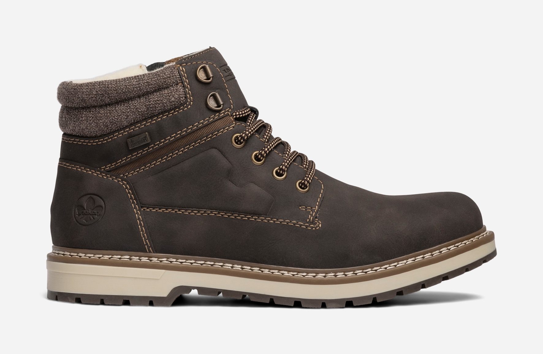 RIEKER, Varmfodrade kängor med dragkedja