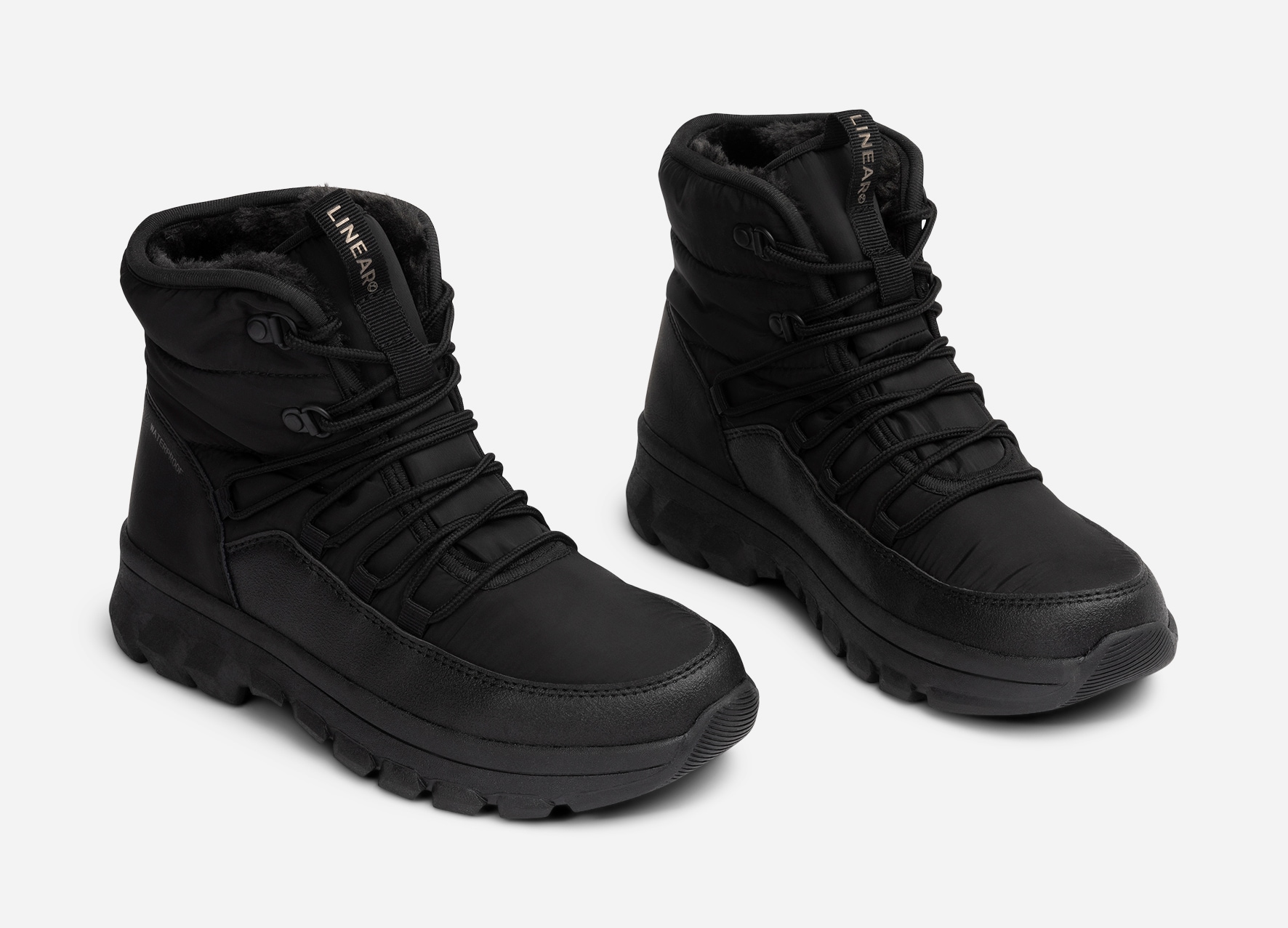 LINEAR, Varmfodrade kängor waterproof