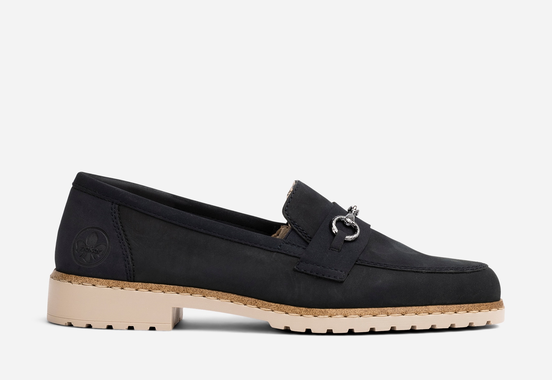 RIEKER, Loafers med spänne