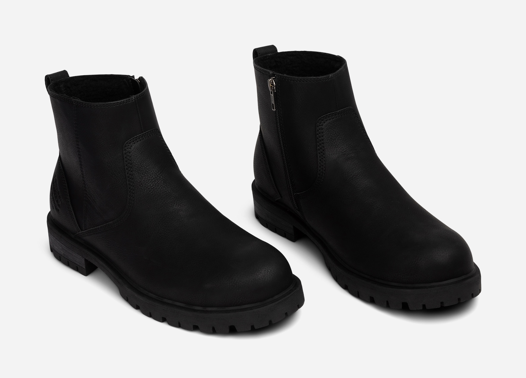 IGUASSU, Varmfodrade boots med dragkedja