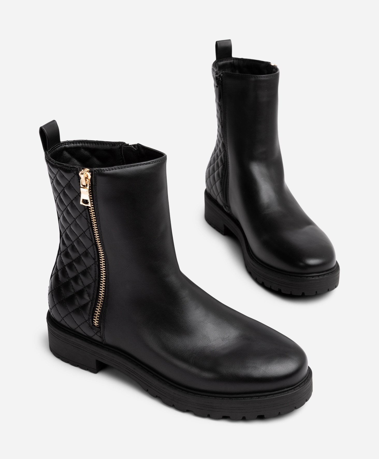 SO ALL, Boots med dragkedja