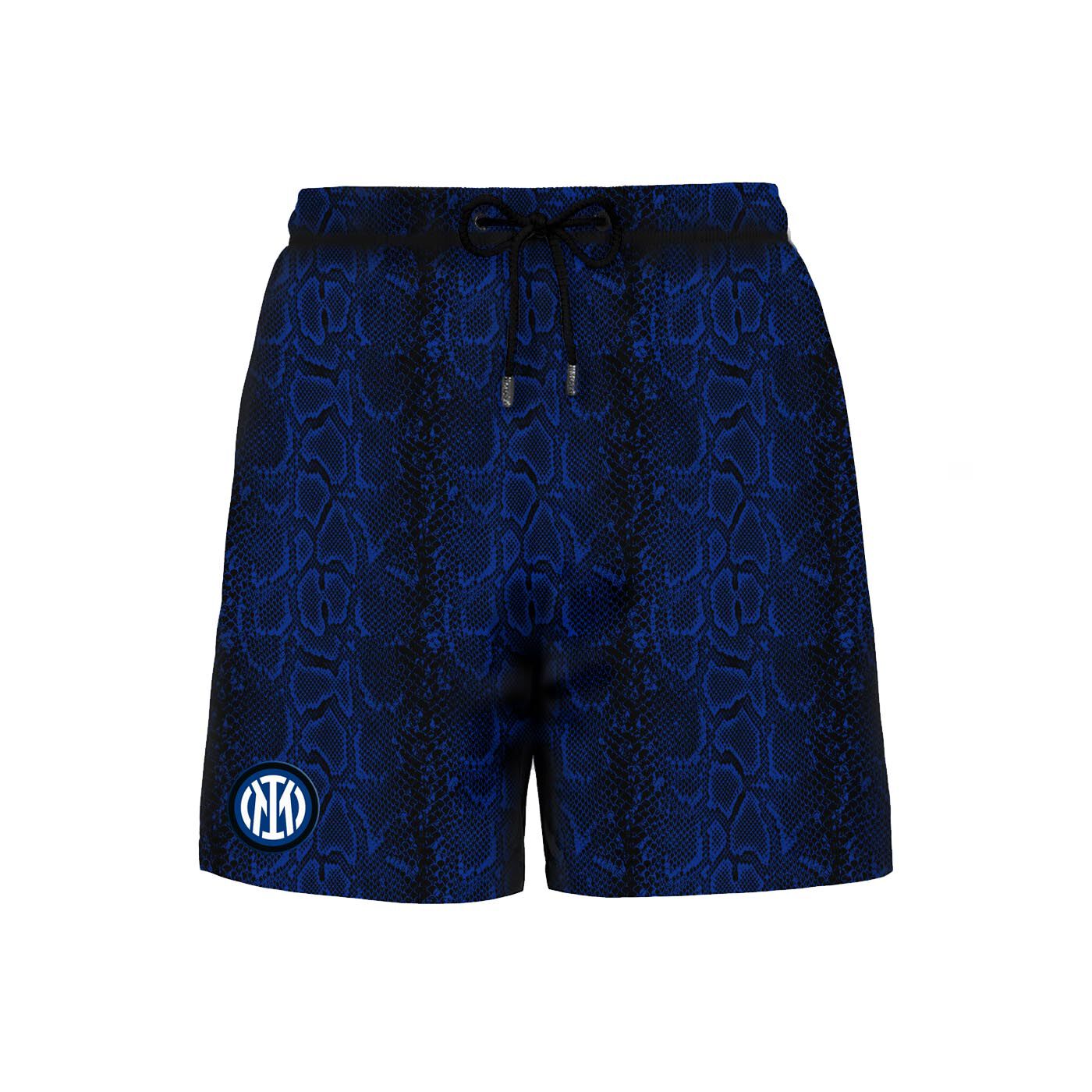 IM INTER X MC2 SAINT BARTH BISCIONE PATTERN MEN'S TRUNKS