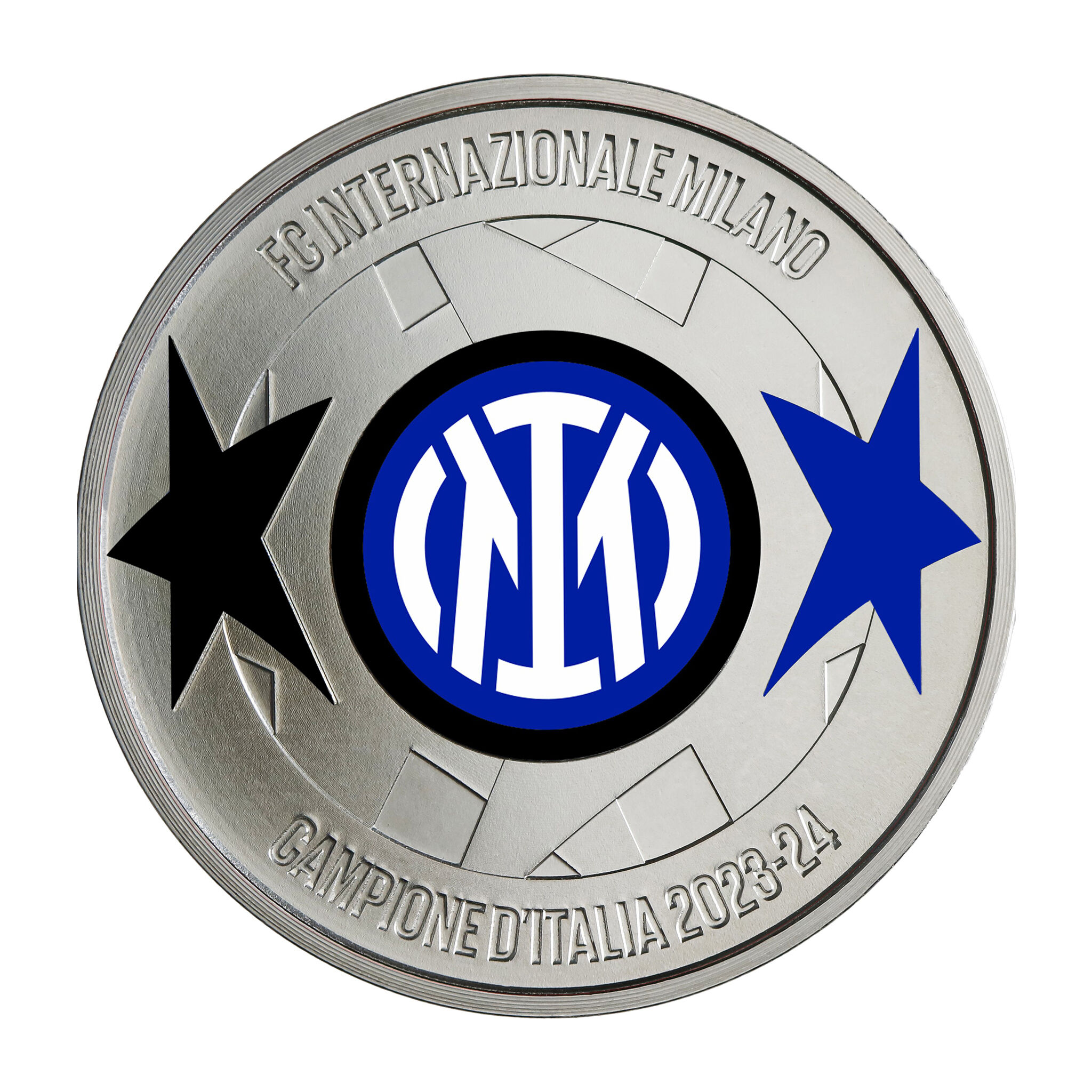 IM CAMPIONI D'ITALIA 2023/24 OFFICIAL MEDAL IN SILVER