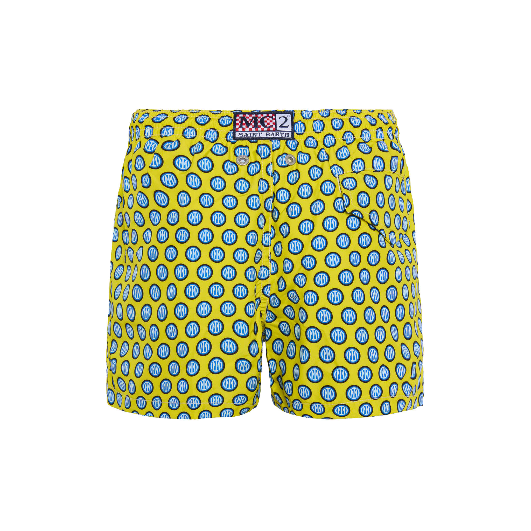 IM INTER X MC2 SAINT BARTH KIDS' LOGO TRUNKS