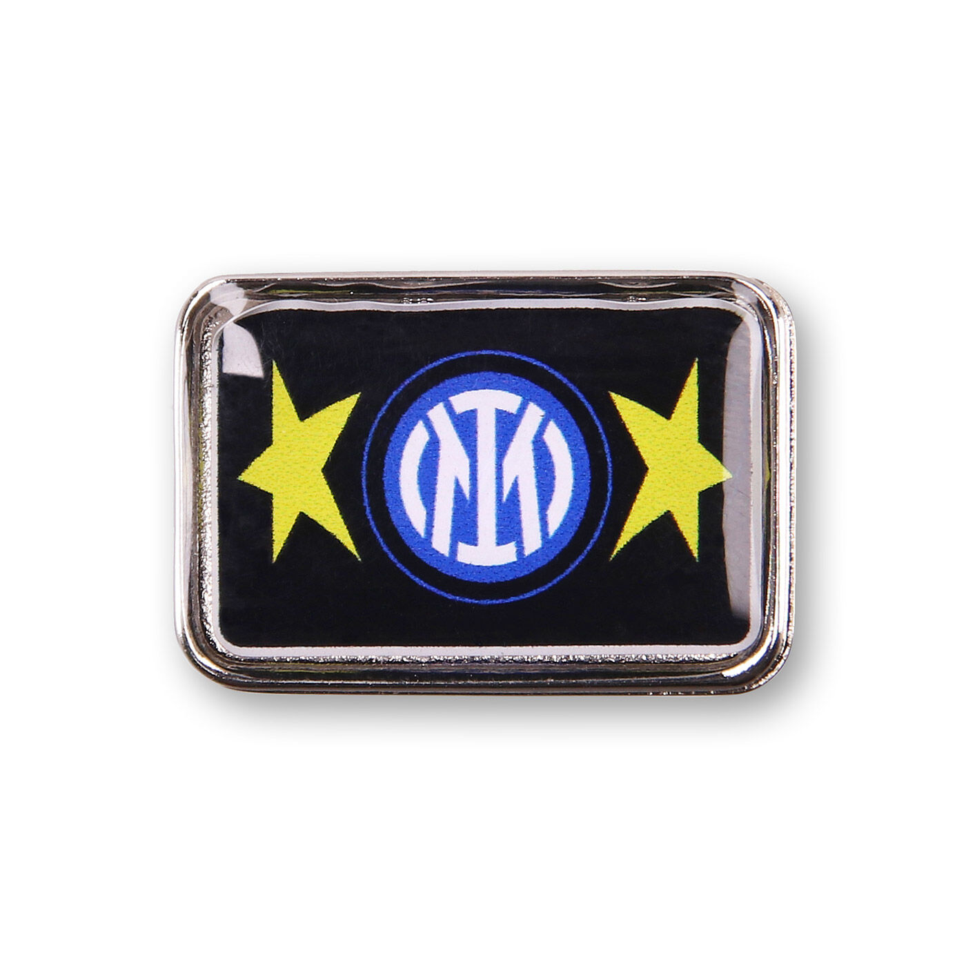 IM LAPEL PIN 2STARS RECTANGULAR