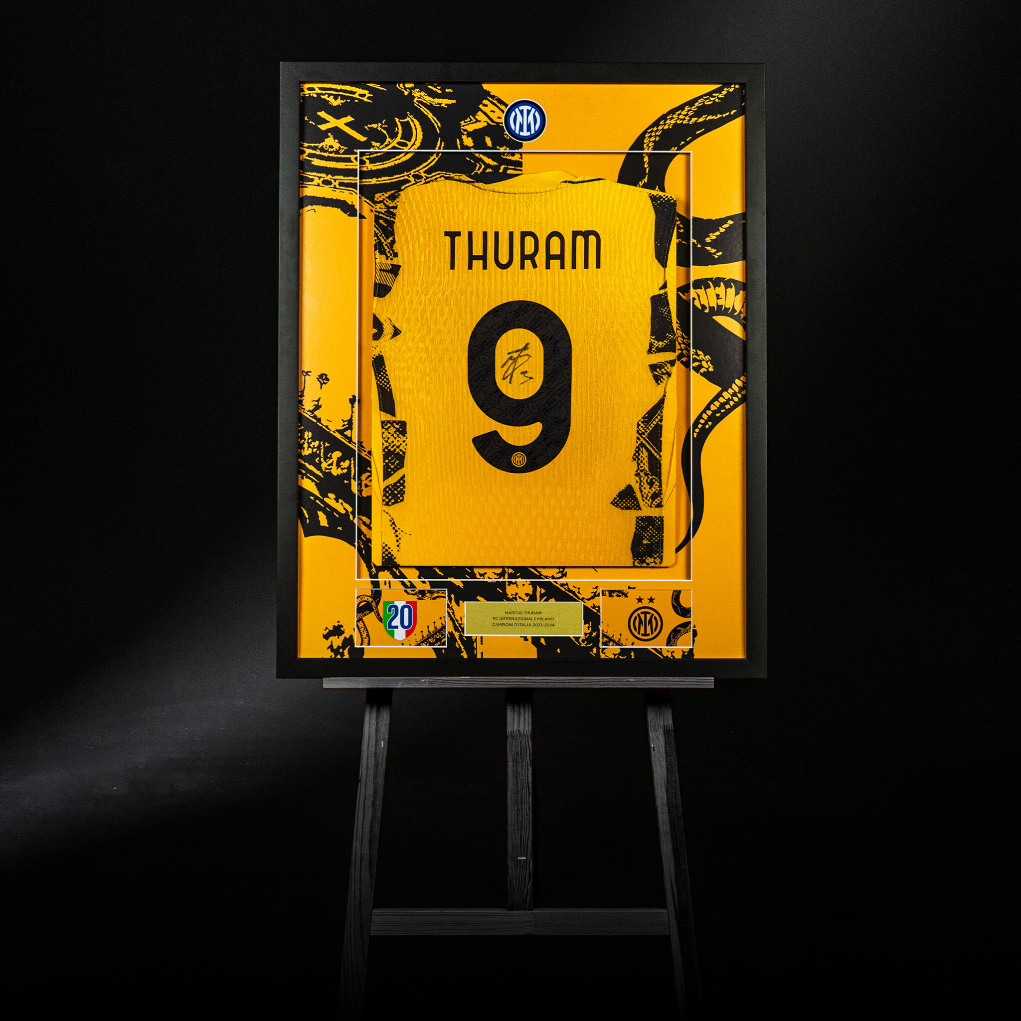 IM THIRD MATCH JERSEY 2 STARS 2024/25 SIGNED BY THURAM