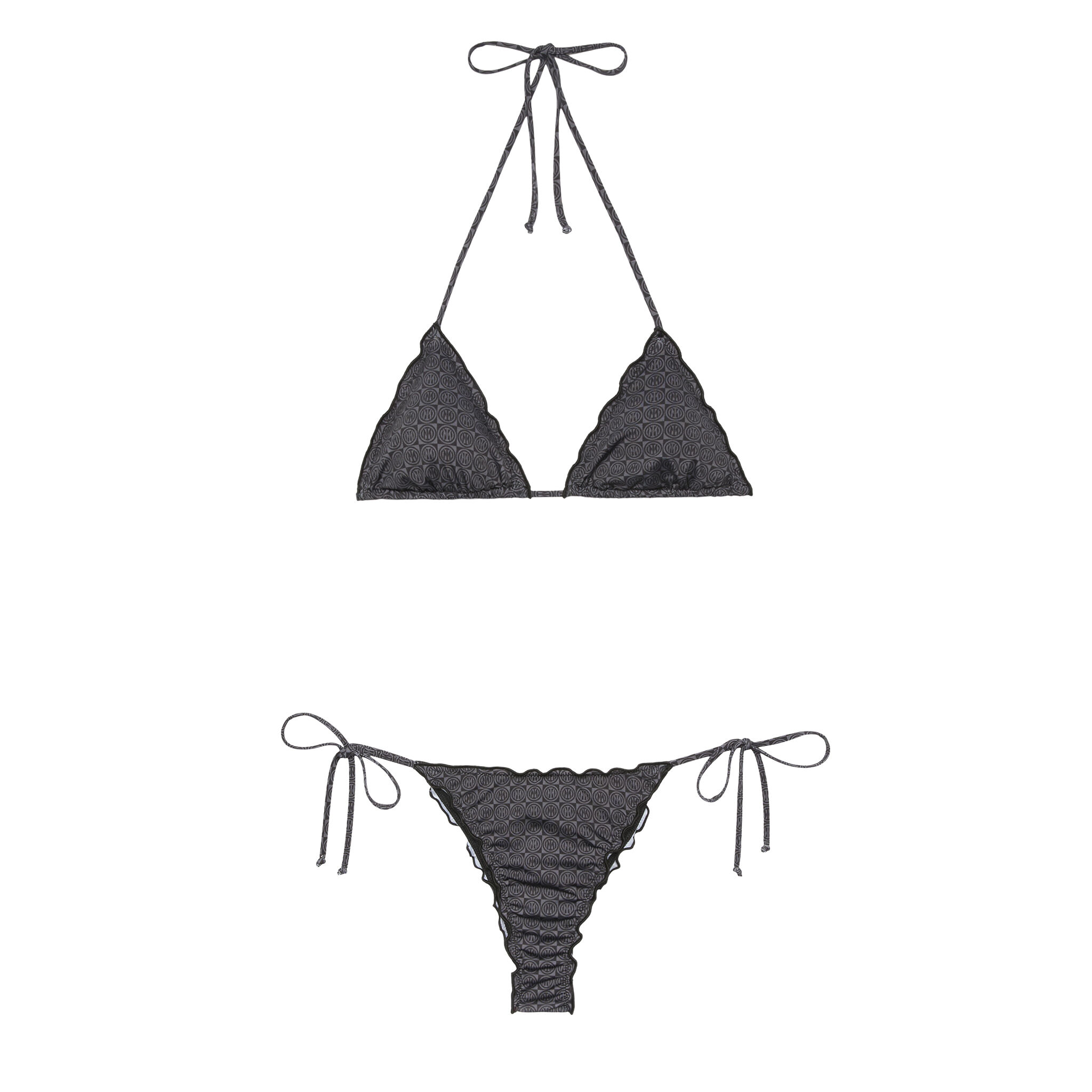 IM INTER X MC2 SAINT BARTH WOMEN'S LOGO PATTERN BIKINI