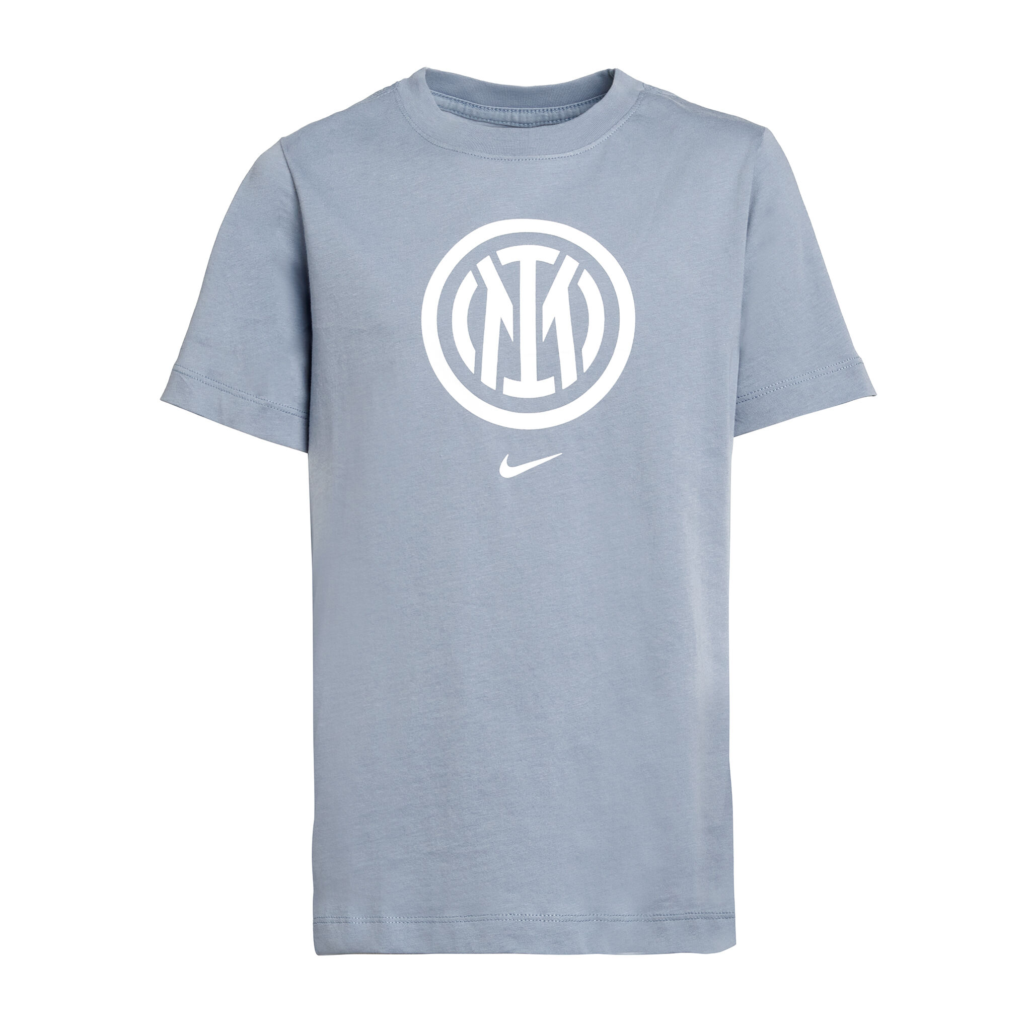 IM NIKE KIDS LOGO CREST GREY T-SHIRT