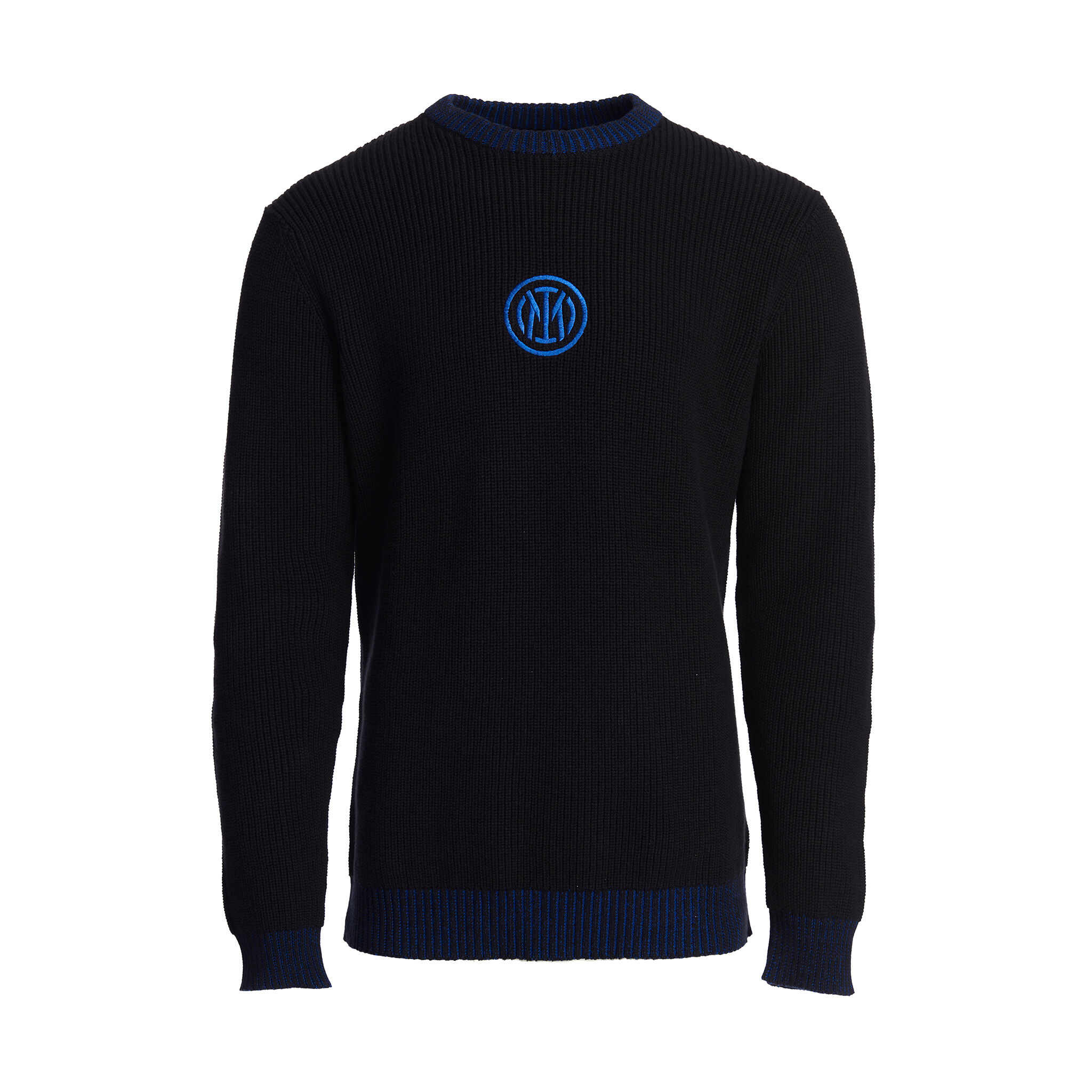 IM INTER LOGO RIBBED JUMPER