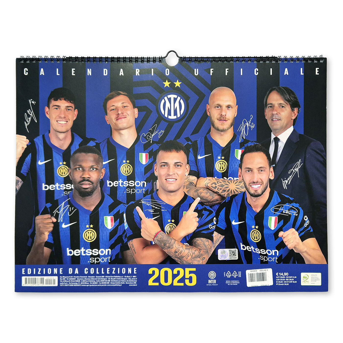 IM INTER CALENDAR 2025 HORIZONTAL