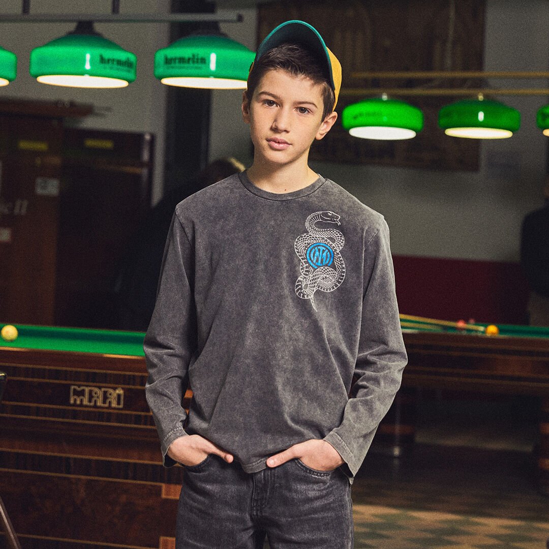 IM LONG-SLEEVED SNAKE CLUB KIDS' T-SHIRT