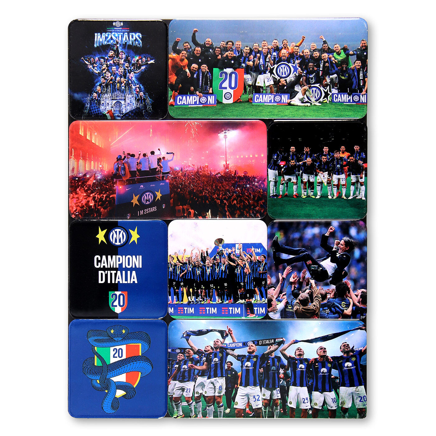 IM CAMPIONI D'ITALIA 2023/24 MAGNET SET